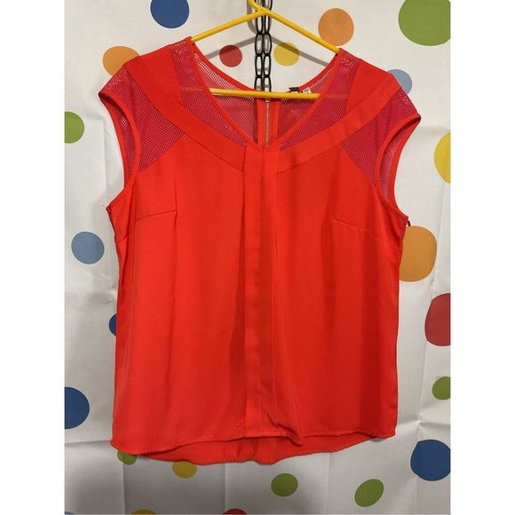 NEW KUT From The Kloth Orange Top Zipper Back Size M 🌸🍒 - Picture 10 of 11